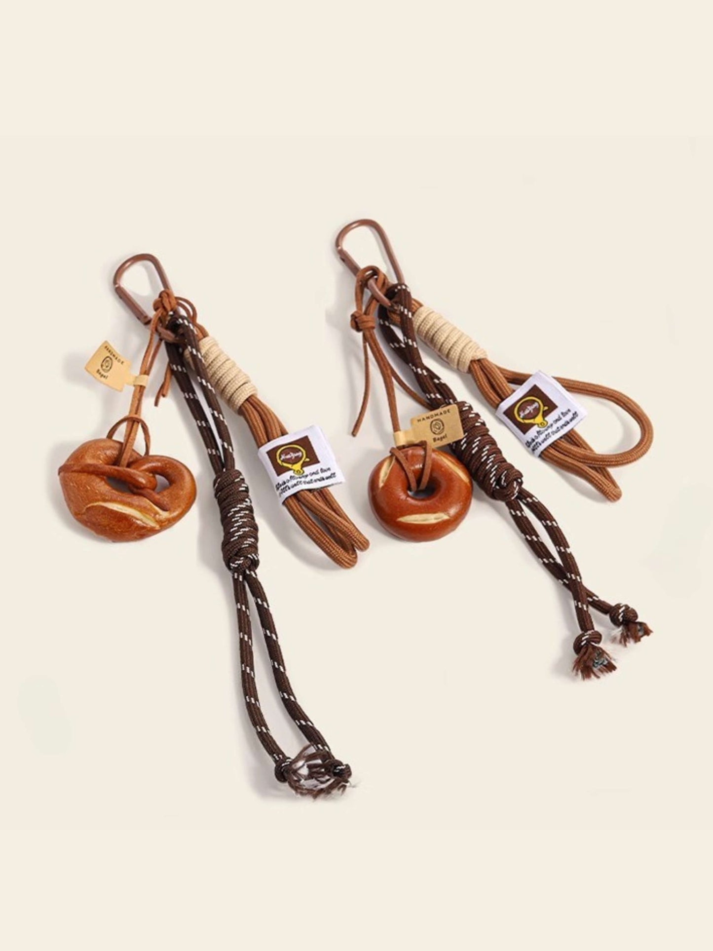 Rhiannon | Handcrafted Wooden Knot Bag Charm – Rustic, Artistic & Unique
