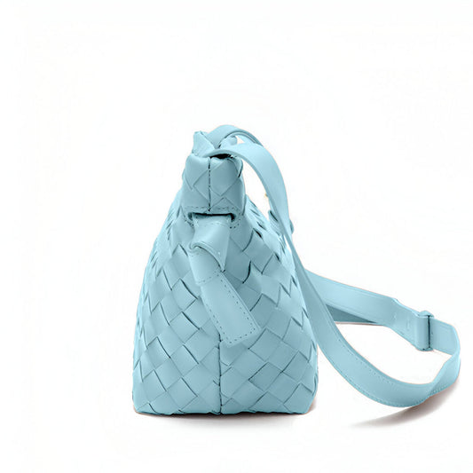 Ciara Woven Shoulder Bag – Elegant Faux Leather Tote