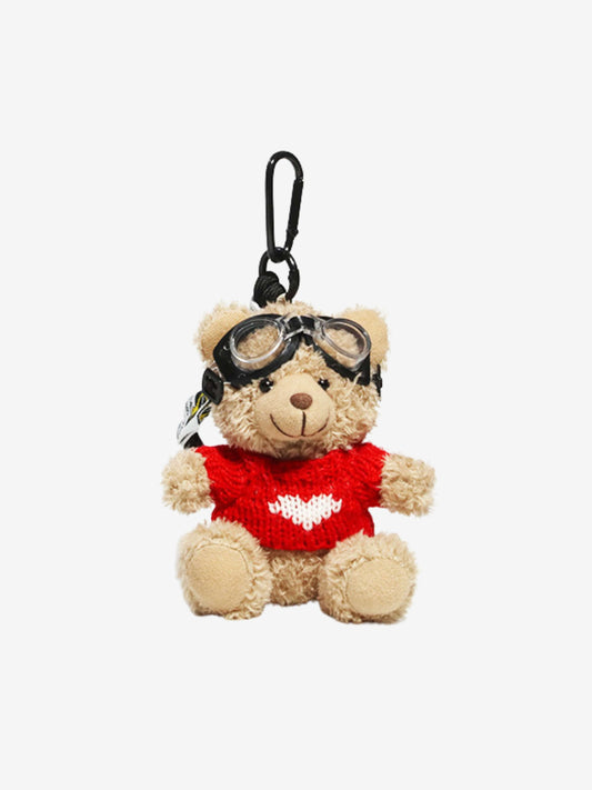 Faelora | Aviator Teddy Plush Bag Charm – Adventurous, Cute & Stylish