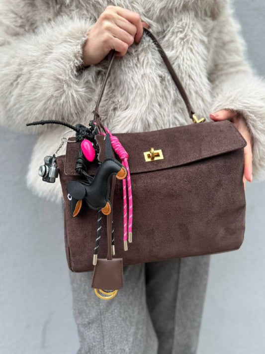 Havina | Dachshund Leather Keychain – Playful & Trendy Charm