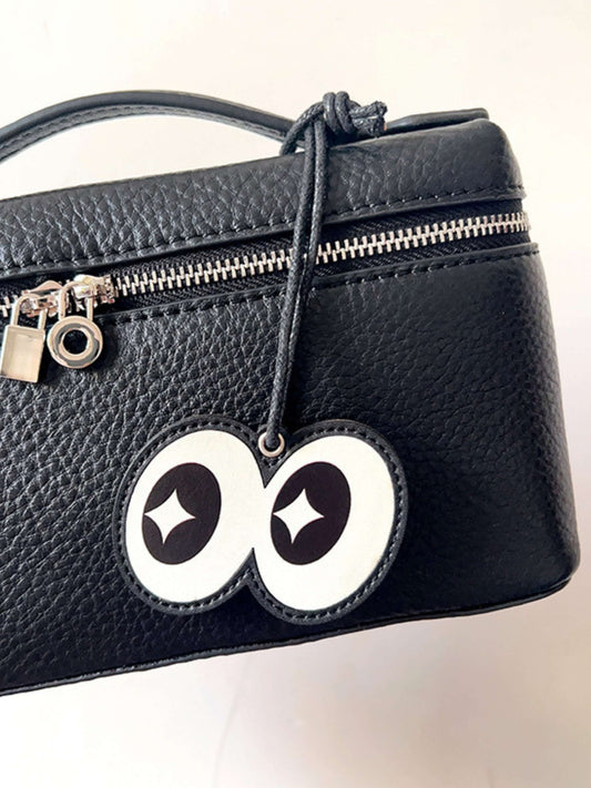 Aeriselle | Wide-Eyed Leather Bag Charm – Playful, Bold & Eye-Catching