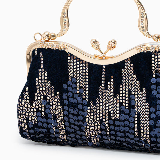 Nivara | Vintage-Inspired Sequin Evening Bag – Elegant & Glamorous Design