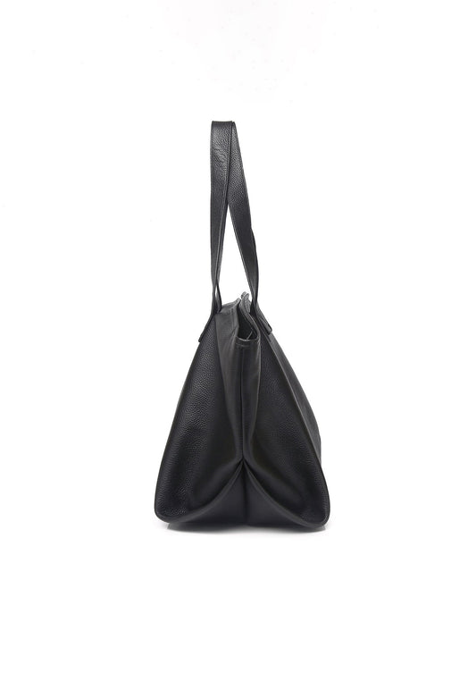 Caro | Oversized Leather Tote – Soft Structure & Everyday Carryall