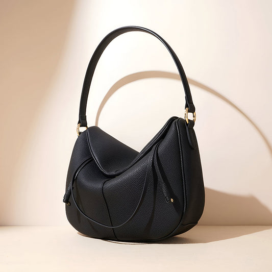 Paloma Leather Shoulder Bag – Modern Designer Hobo for Women