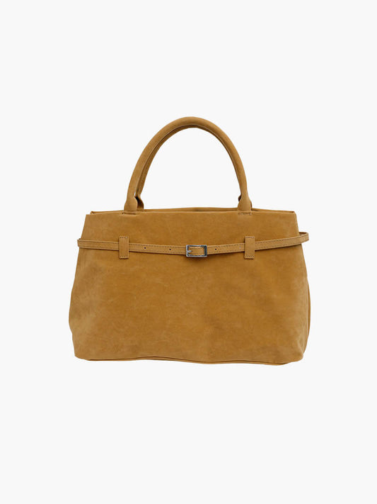 Elena | Brown Suede Handbag – Chic & Sophisticated