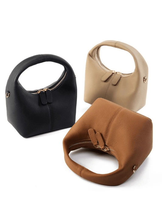 Valdira | Tan Leather Hobo Bag – Minimalist & Chic