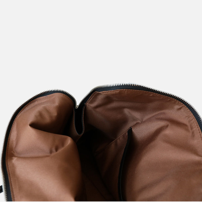 Lai | Brown Leather Zip Tote Bag – Sleek & Functional