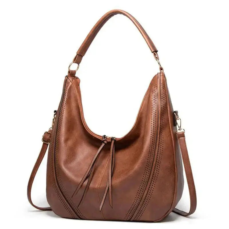 Elowen | Vintage Leather Hobo Bag – Timeless Elegance & Everyday Functionality