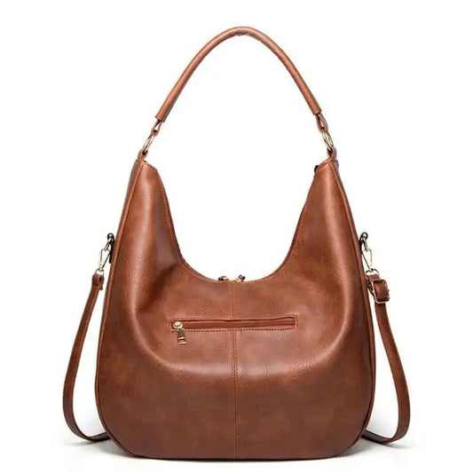 Elowen | Vintage Leather Hobo Bag – Timeless Elegance & Everyday Functionality