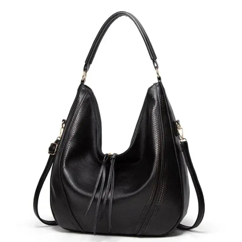 Elowen | Vintage Leather Hobo Bag – Timeless Elegance & Everyday Functionality