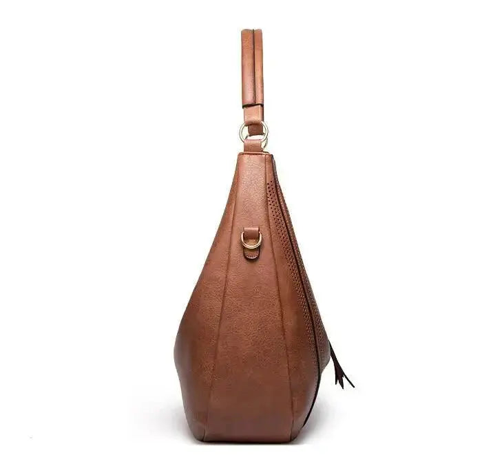 Elowen | Vintage Leather Hobo Bag – Timeless Elegance & Everyday Functionality