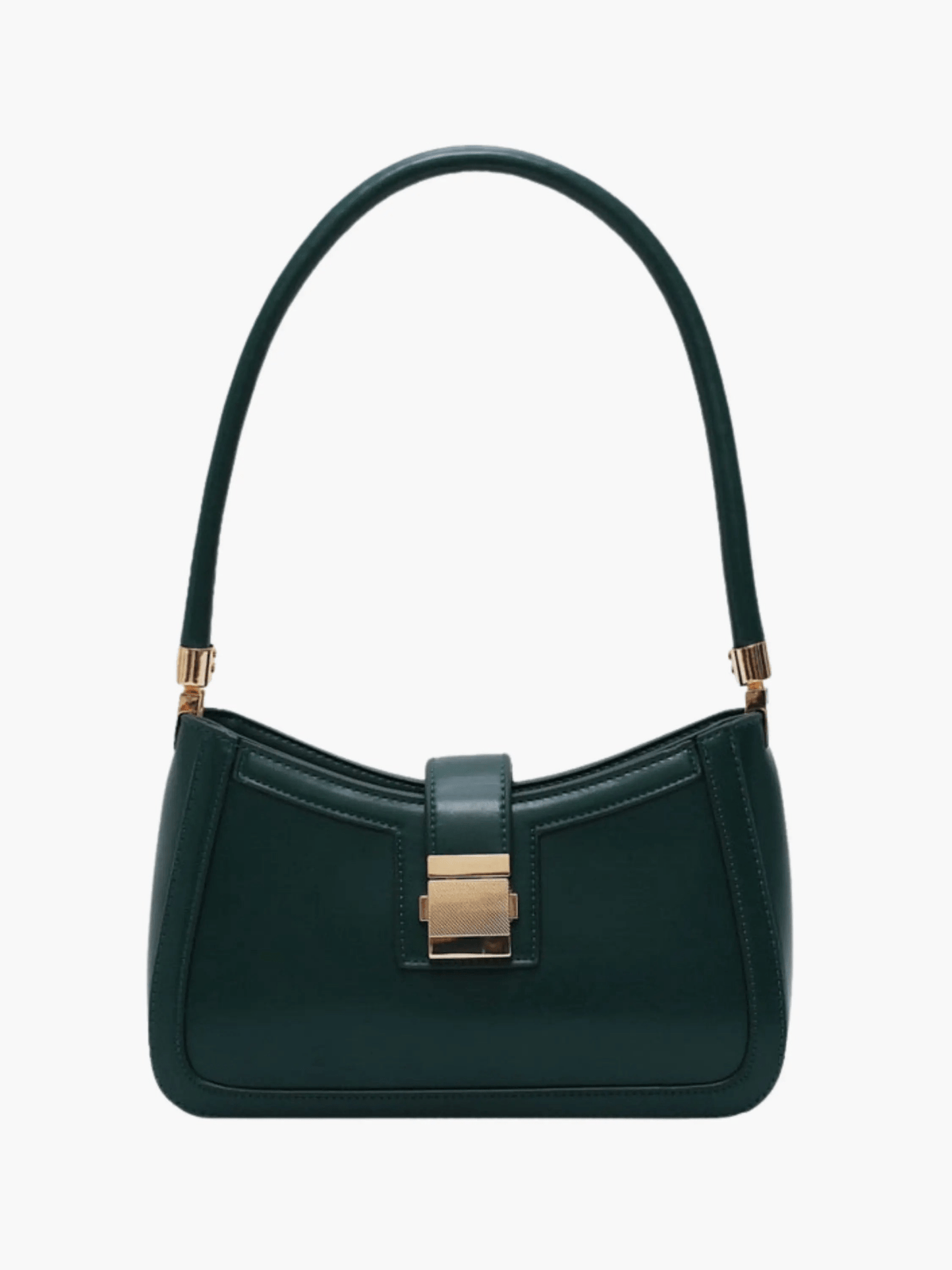 Valencia | Black Luxe Leather Shoulder Bag – Bold & Sophisticated