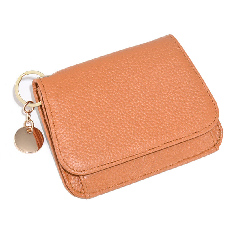 Charlotte | Pebbled Leather Mini Wallet – Chic & Compact Convenience