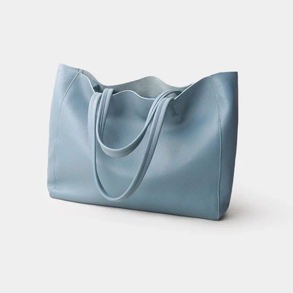 Emma | Black Leather Tote Bag – Classic & Versatile