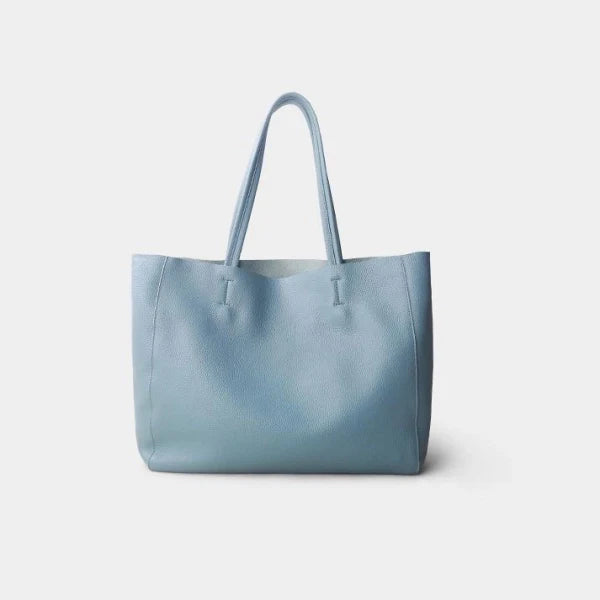 Emma | Black Leather Tote Bag – Classic & Versatile