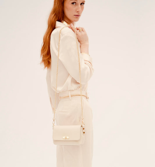 Calista | Slim Gold Chain Strap – Sleek & Versatile Bag Accessory