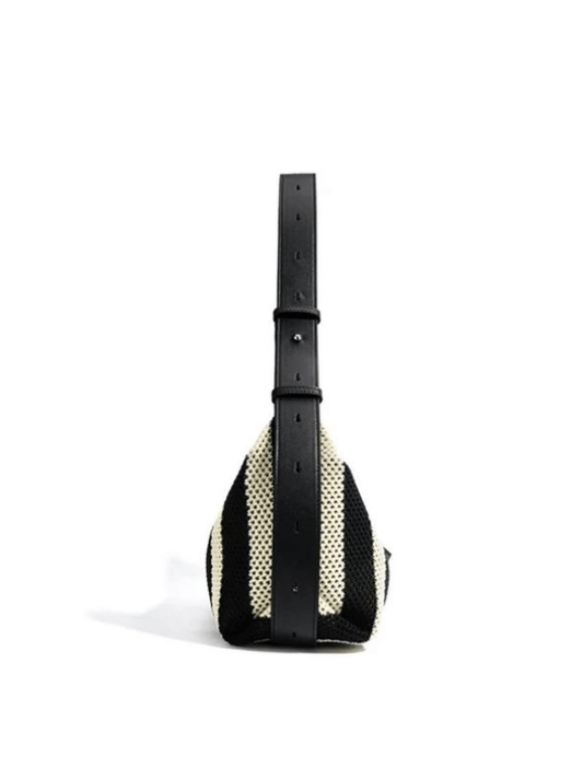 Nyxalyn | Striped Woven Shoulder Bag – Chic & Trendy
