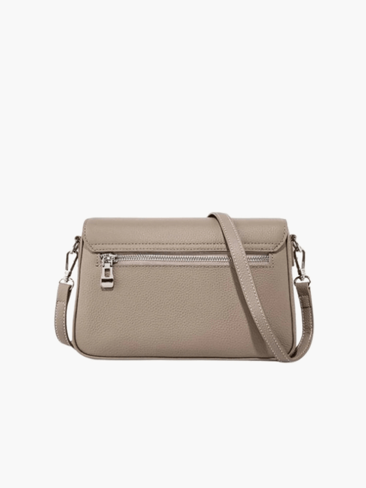 Celeste | Luxe Pebbled Leather Shoulder Bag – Effortless Sophistication