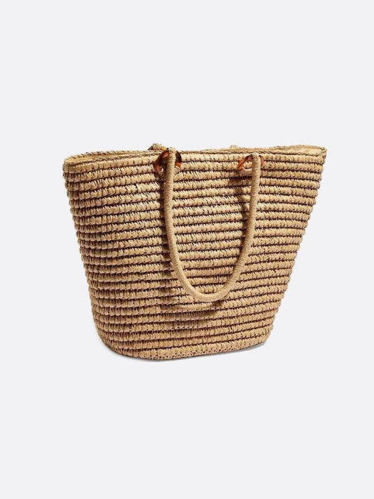 Solea Classic Straw Tote – Handwoven Market Bag