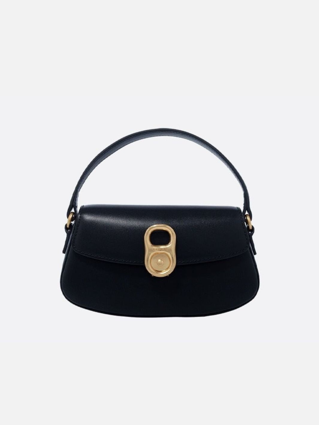 Aurora Mini Flap Bag – Statement Handbag with Gold Pop-Tab Clasp