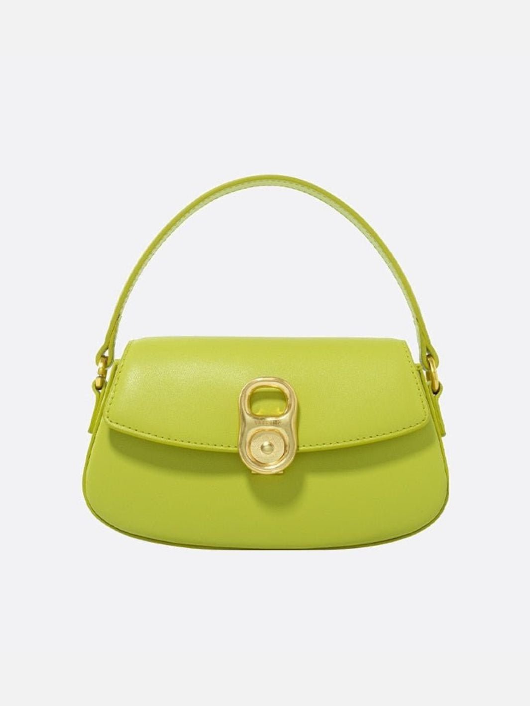 Aurora Mini Flap Bag – Statement Handbag with Gold Pop-Tab Clasp