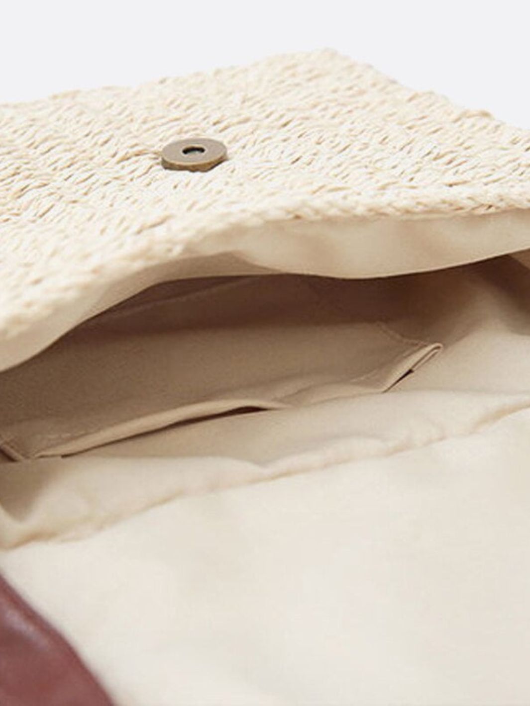 Rectangular Woven Shoulder Bag