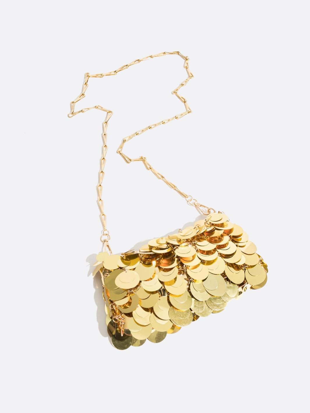 Sequin Chain Bag – Statement Party Clutch