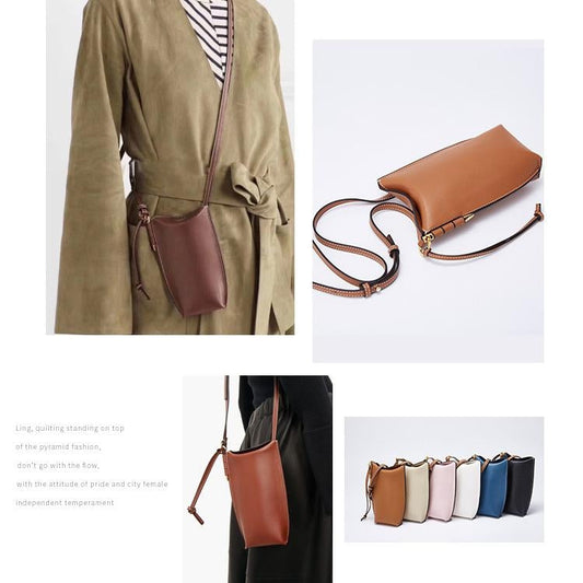 Briselle | Leather Crossbody Bag – Elegant Simplicity & Modern Charm