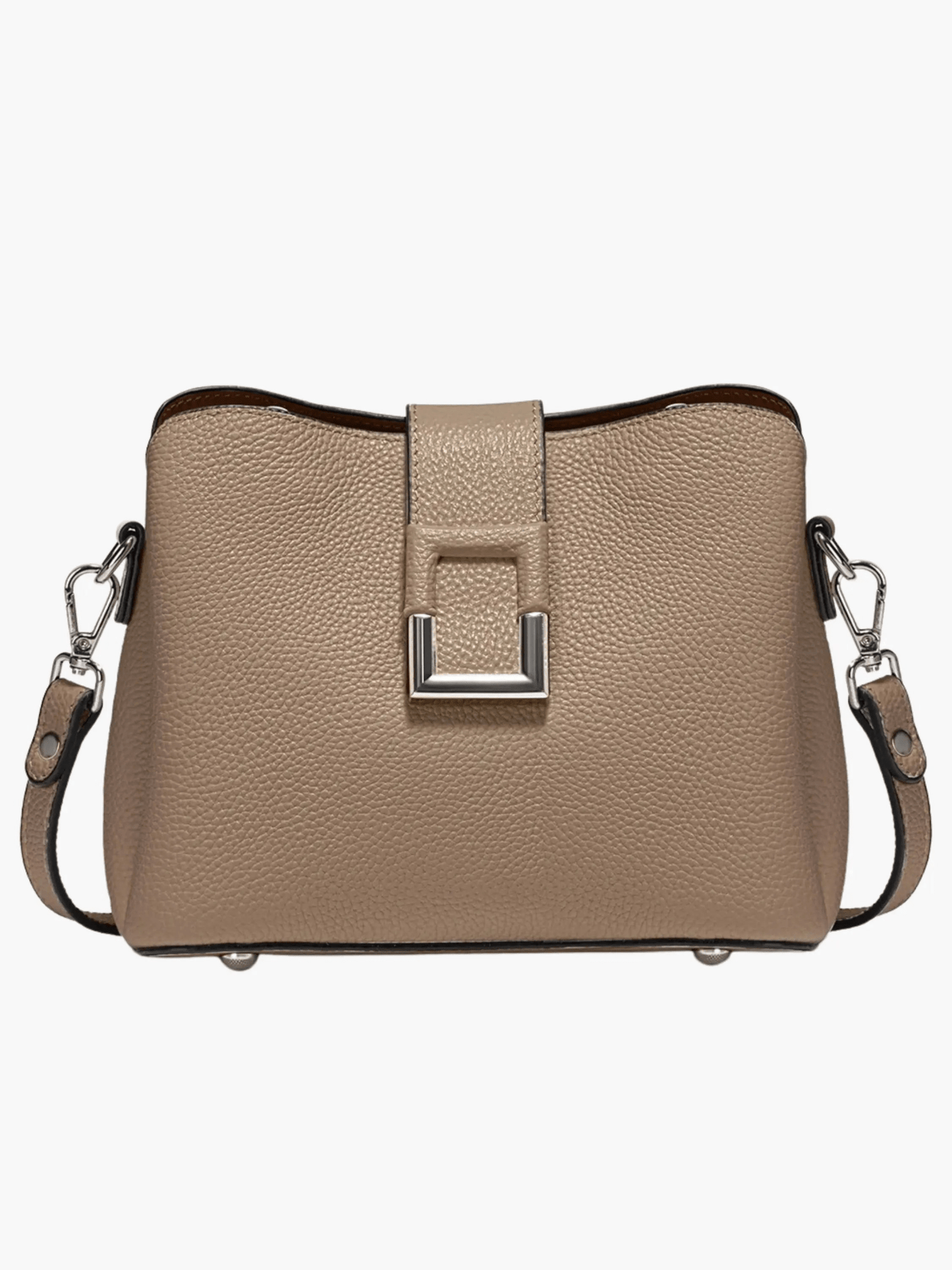 Estelle | Luxe White Leather Crossbody Bag – Sophisticated & Timeless