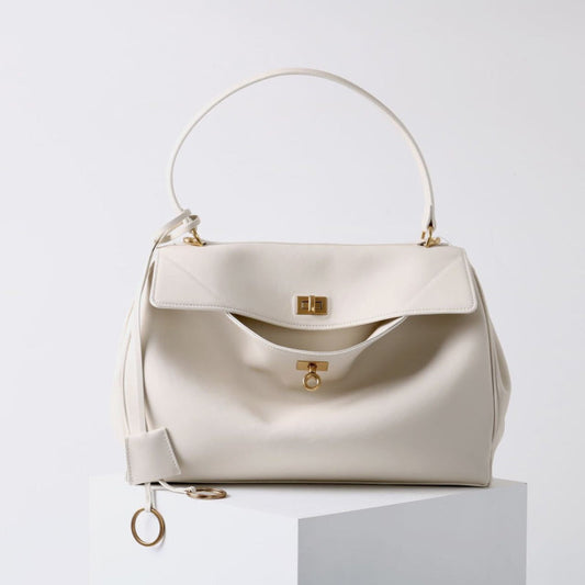 Juliette | Black Textured Leather Handbag – Luxe & Sophisticated