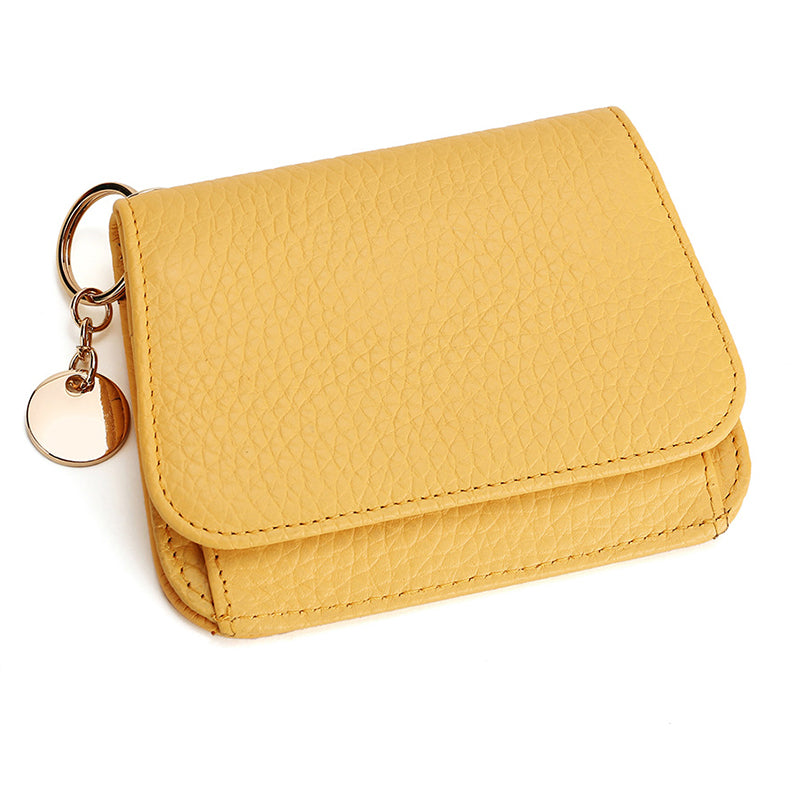 Charlotte | Pebbled Leather Mini Wallet – Chic & Compact Convenience