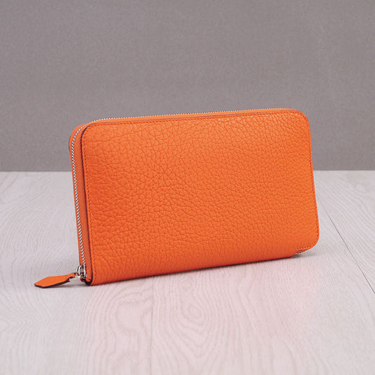 Ondine | Vibrant Leather Zip-Around Wallet – Chic & Functional Luxury