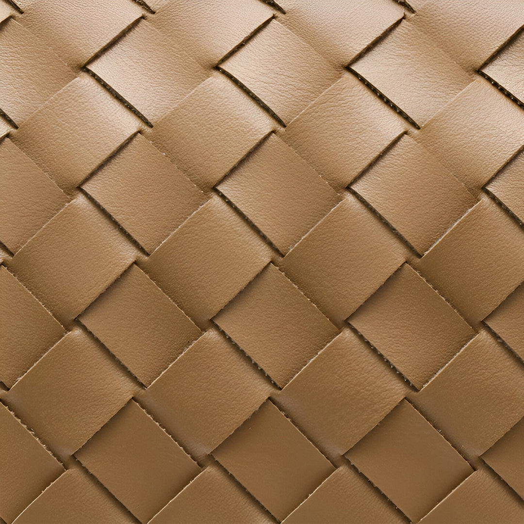 Ciara Woven Shoulder Bag – Elegant Faux Leather Tote