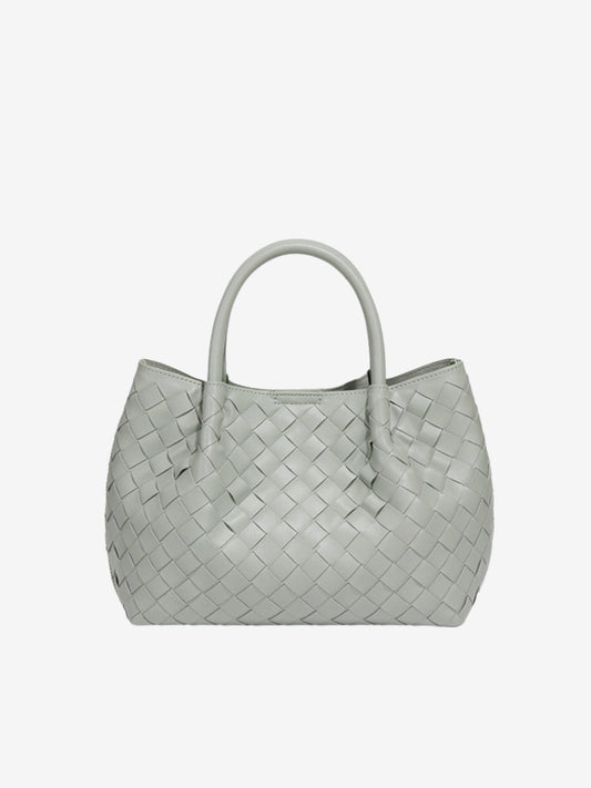 Mariana Woven Mini Tote - Soft Silhouette