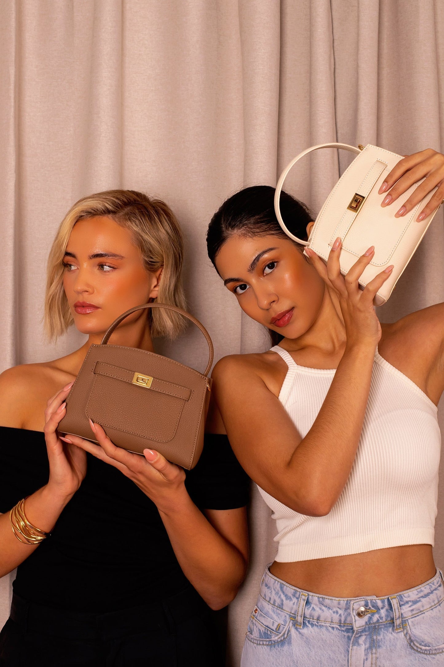 Isla | Soft Pebbled Leather Handbag