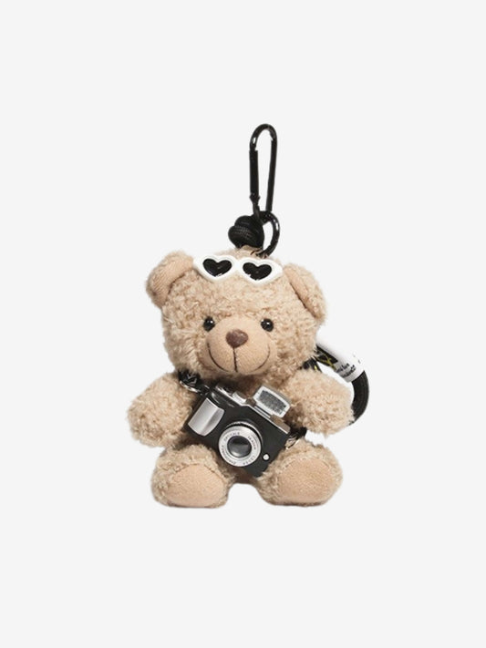 Cyrene | Camera Teddy Plush Bag Charm – Adorable, Trendy & Fun