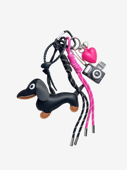 Havina | Dachshund Leather Keychain – Playful & Trendy Charm