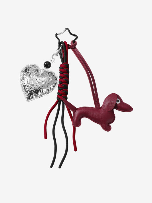 Myrris | Luxury Dachshund Leather Bag Charm – Chic, Playful & Elegant