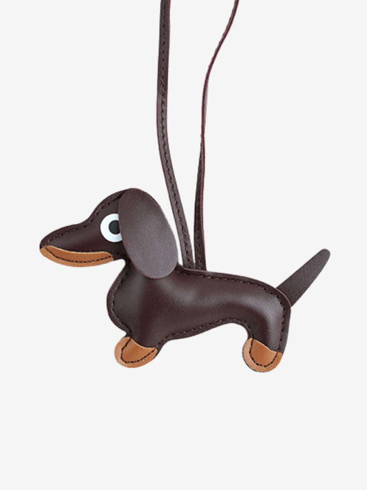 Gaelith | Dachshund Leather Bag Charm – Cute & Stylish Accessory