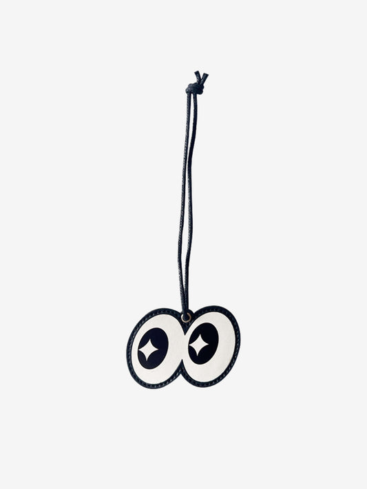Aeriselle | Wide-Eyed Leather Bag Charm – Playful, Bold & Eye-Catching