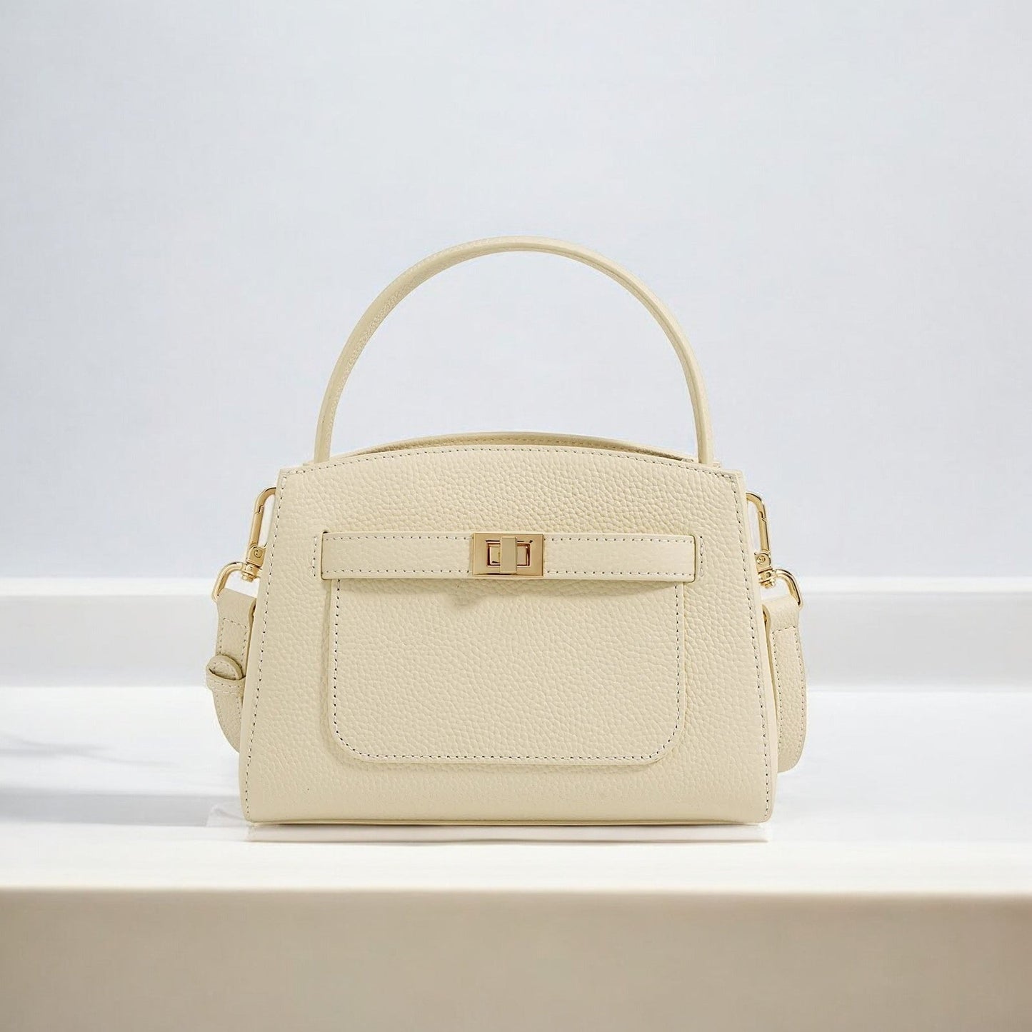 Isla | Soft Pebbled Leather Handbag