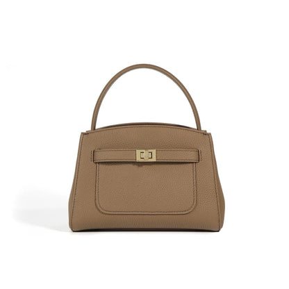 Isla | Soft Pebbled Leather Handbag