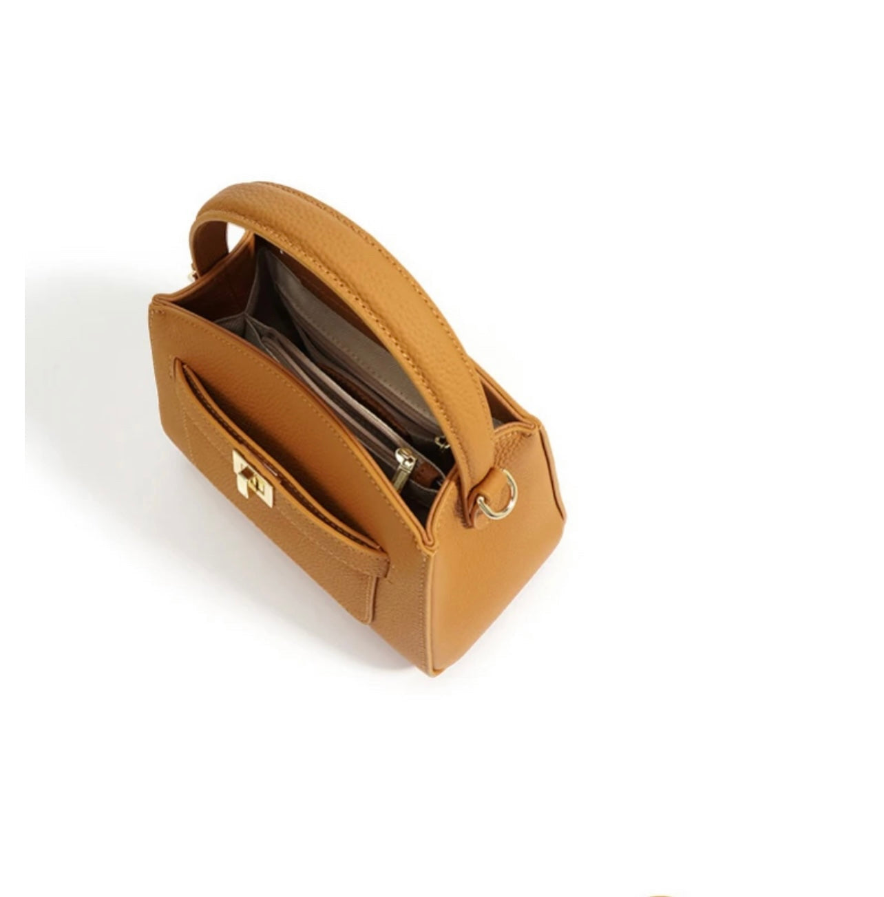 Isla | Soft Pebbled Leather Handbag