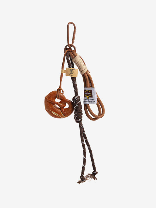 Rhiannon | Handcrafted Wooden Knot Bag Charm – Rustic, Artistic & Unique