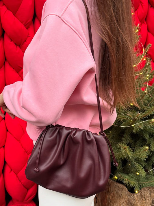 Serena Soft Leather Pouch Bag – Minimalist, Modern & Supple