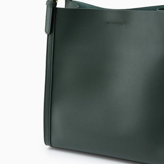 Klara | Genuine Leather Tote Bag – Minimalist Shoulder Handbag for Women