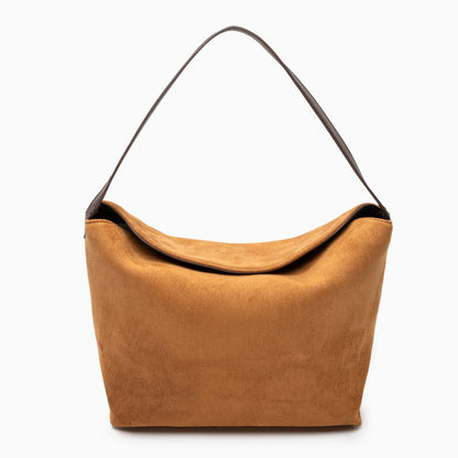 Lauryn Soft Suede Hobo Bag – Minimalist Slouch Shoulder Bag for Women