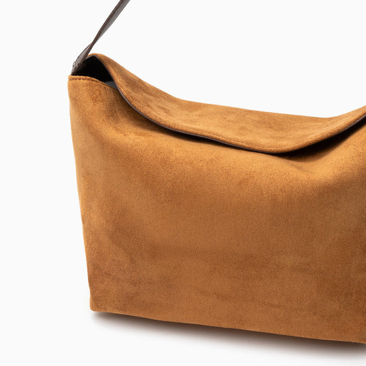 Lauryn Soft Suede Hobo Bag – Minimalist Slouch Shoulder Bag for Women