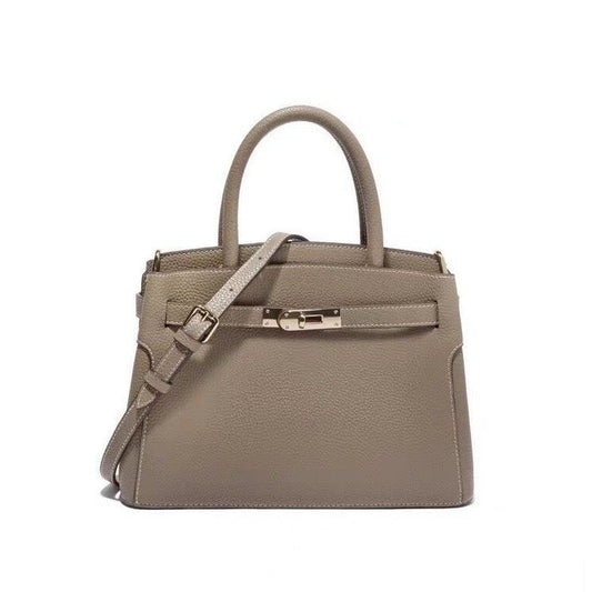 Lou Classic Leather Handbag – Timeless, Structured & Elegant