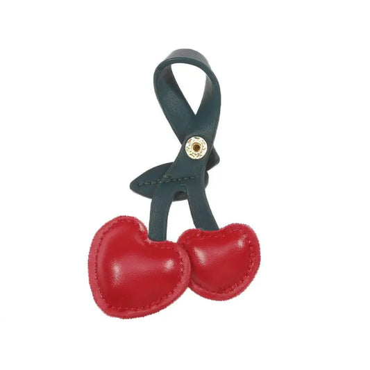 Zorielle | Heart-Shaped Leather Bag Charm – Sweet & Playful